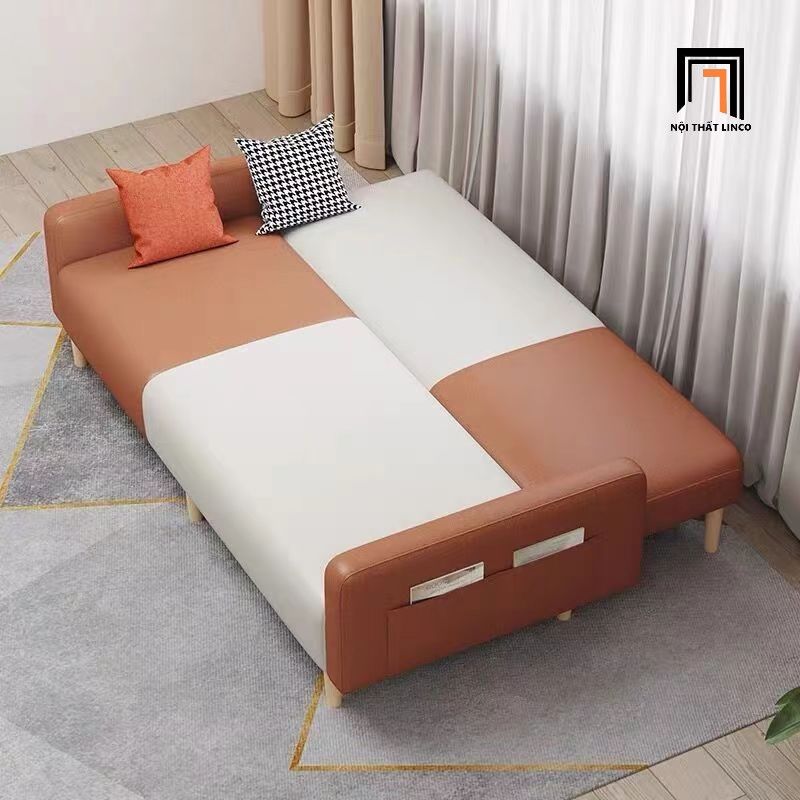 Ghế sofa giường bật nằm giá rẻ GB111 Tira dài 2m da công nghiệp
