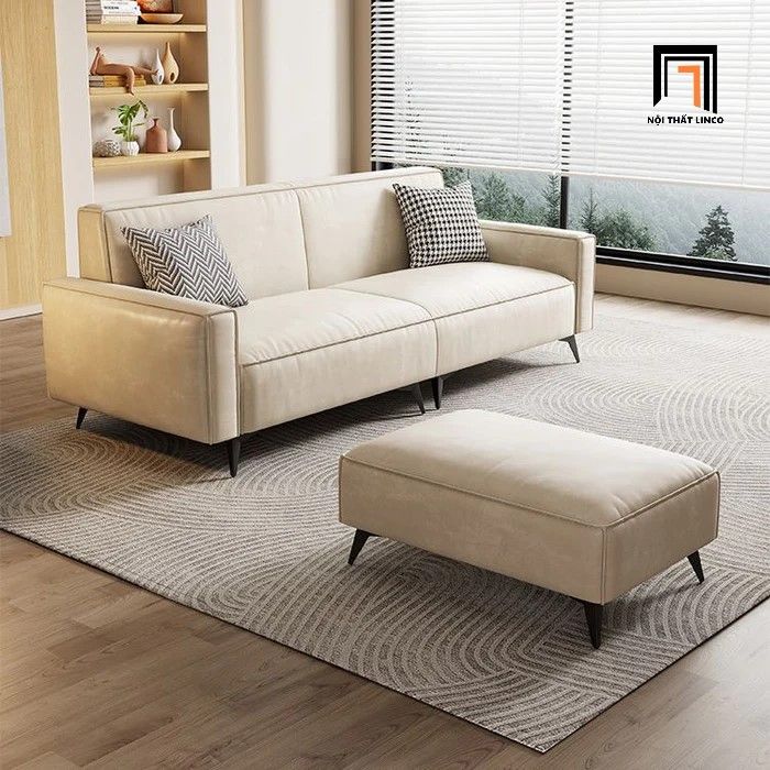 Ghế sofa băng bọc da giả dài 2m1 BT268 Klamath cho văn phòng