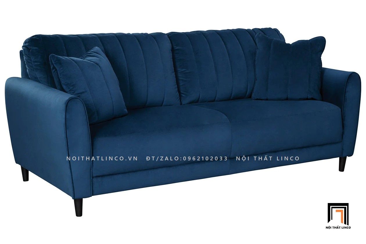 Ghế sofa băng giá rẻ BT111 Achim 1m9 màu xanh dương đậm