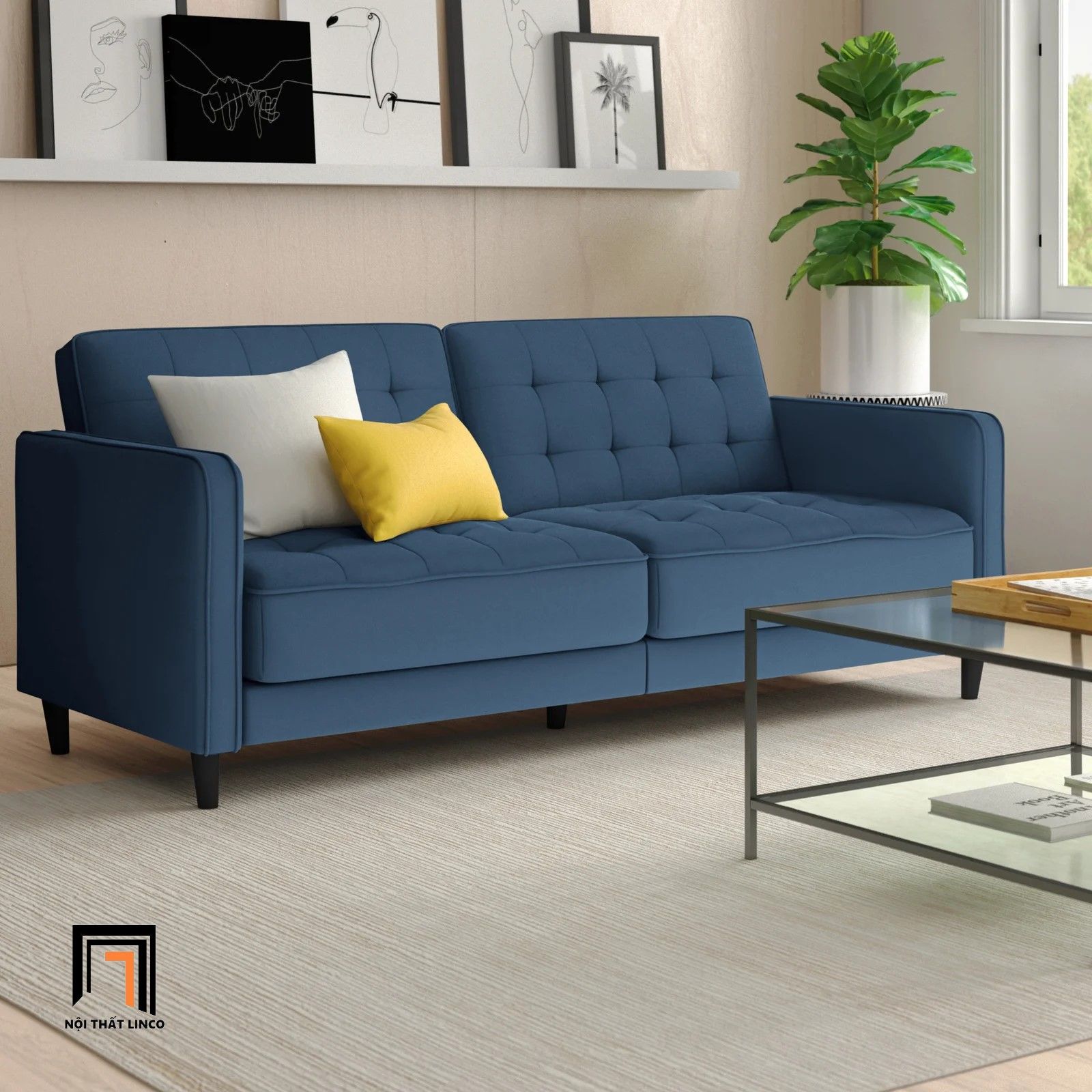 Ghế sofa giường thông minh GB39 Swampscott 1m8 cho văn phòng