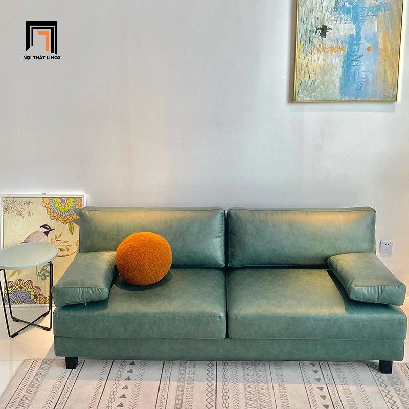 Ghế sofa văng nỉ dài 1m8 màu kem BT217 Blendis nhỏ gọn