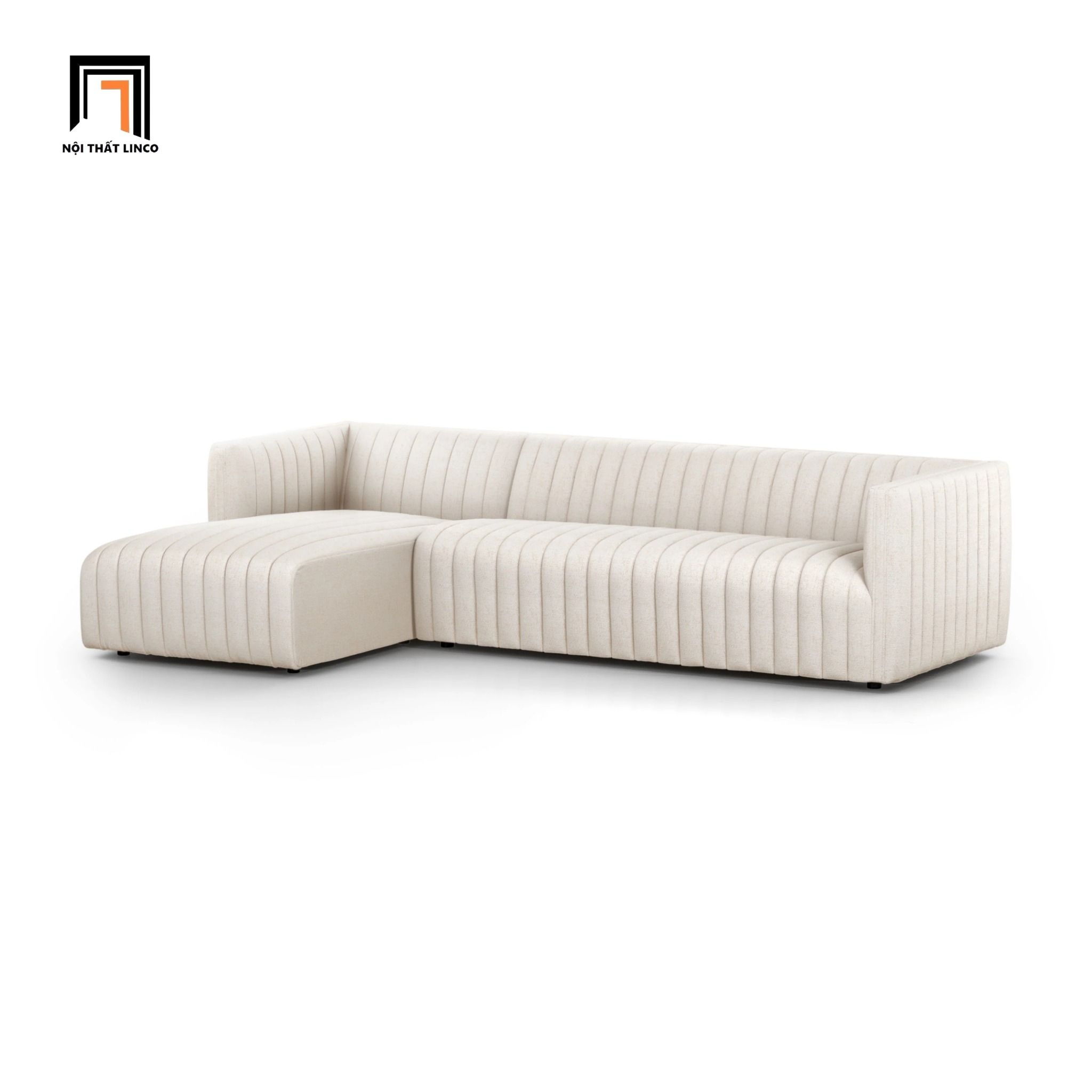 Ghế sofa góc chữ L GT80 Augustine 2m4 x 1m6 sang trọng