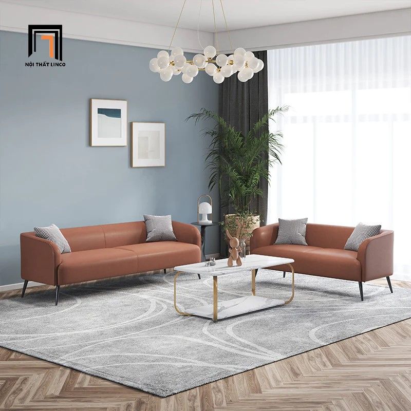 Ghế sofa băng chờ BT293 Sorum dài 2m05 bọc da Pu simili