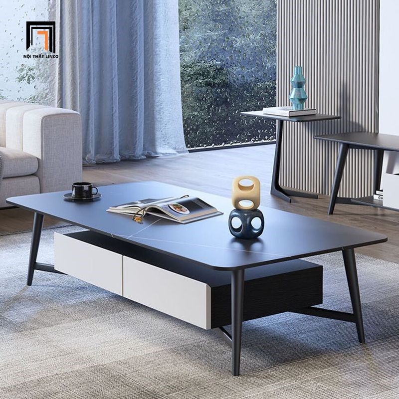 Bàn trà sofa phòng khách hiện đại BSF8 Camis 1m x 50 mặt đá