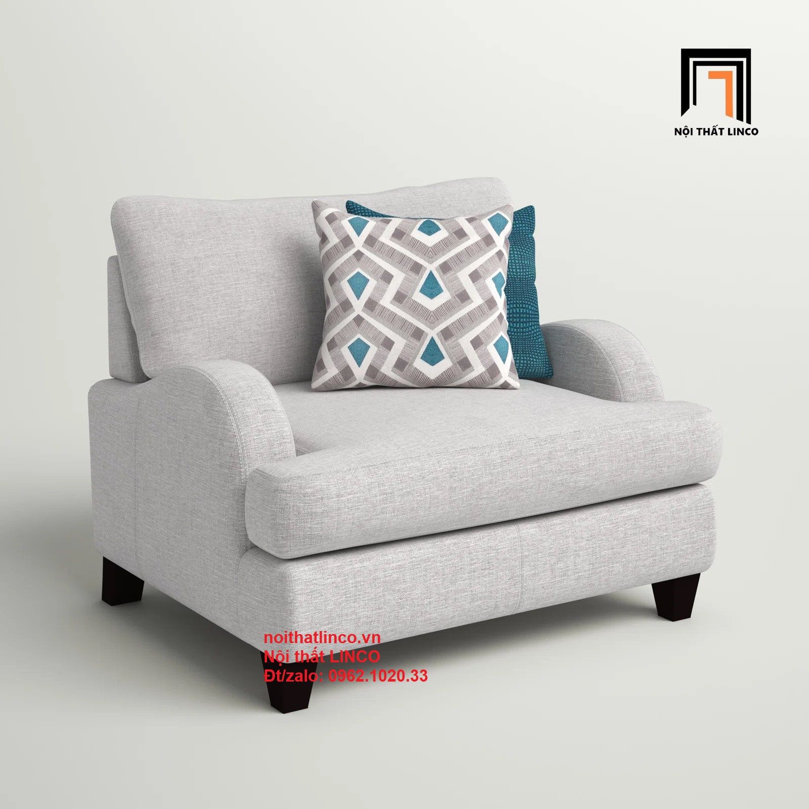 Ghế đơn sofa DT13 Somerville cổ điển phong cách Âu Mỹ