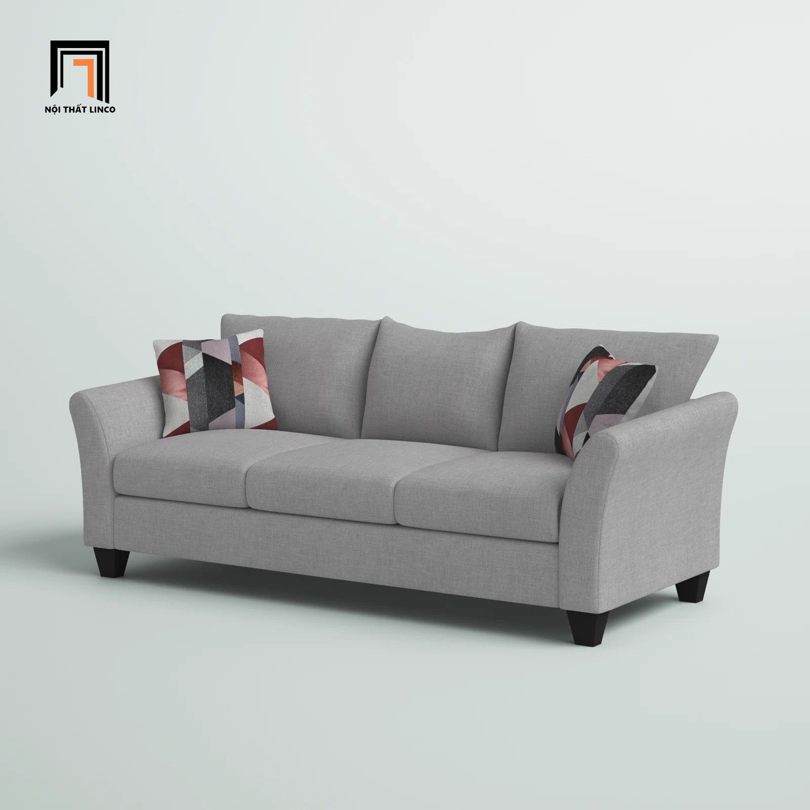 Ghế sofa băng dài 1m9 3 nệm ngồi BT214 Ben cho gia đình