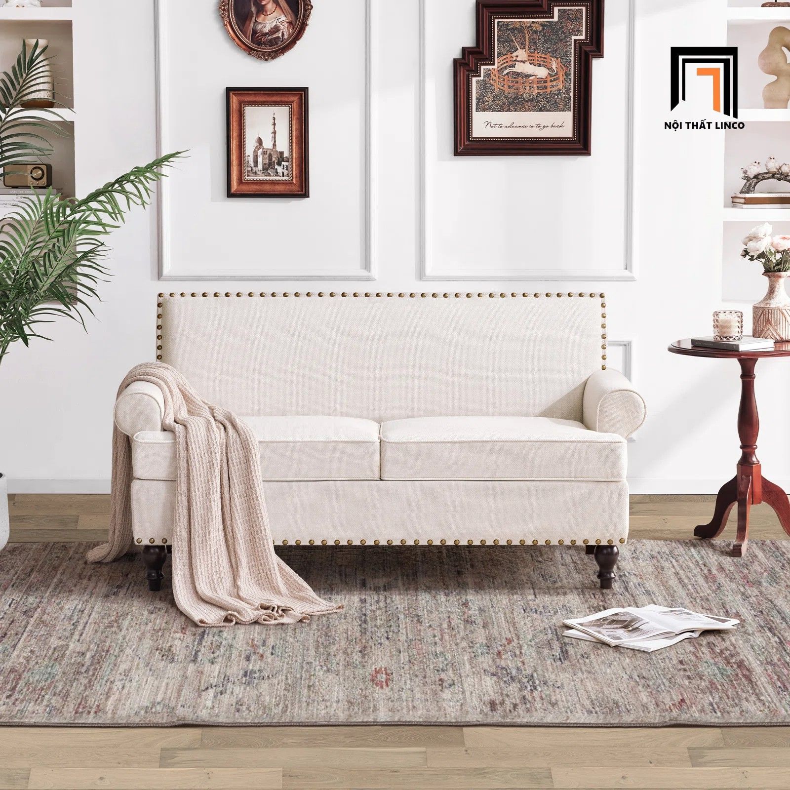 Bộ ghế sofa sang trọng KT124 Berkey kiểu dáng Âu Mỹ