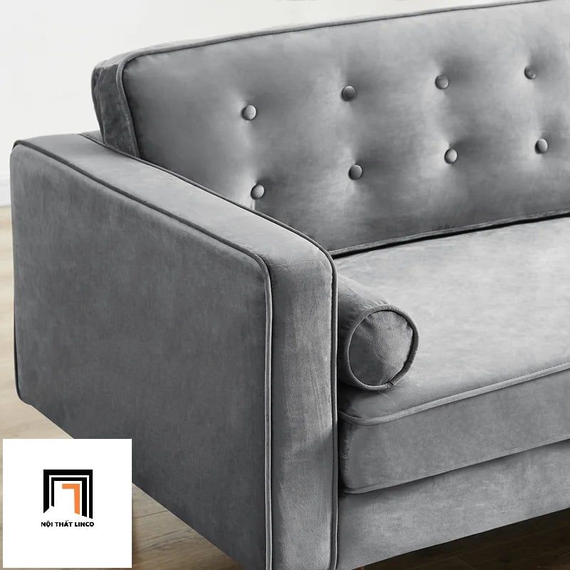 Ghế sofa băng BT2 dài 1m9 sang trọng vải nhung đẹp