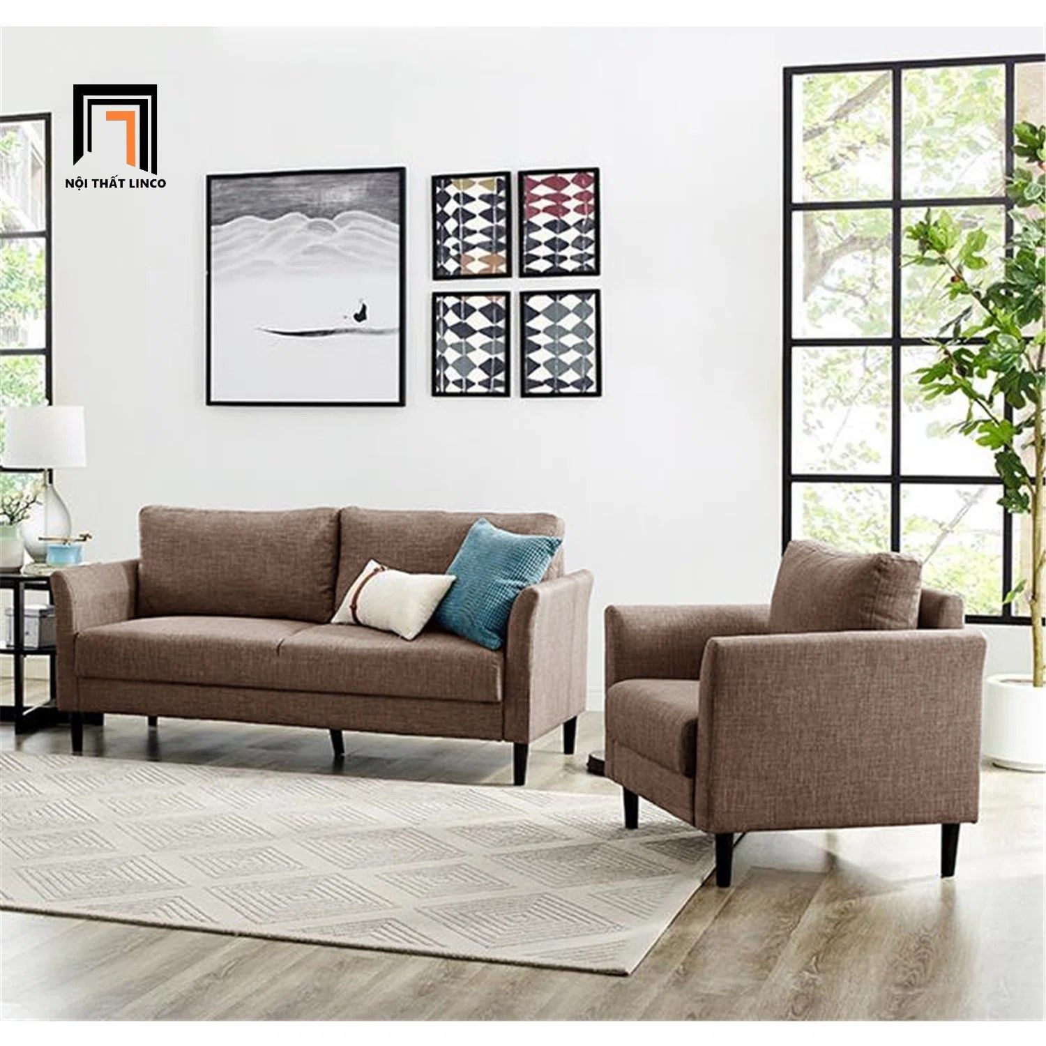 Bộ ghế sofa văn phòng làm việc KT128 Marouso giá rẻ