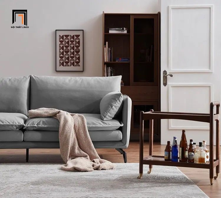 Ghế sofa băng nỉ BT140 Goran 2m cho căn hộ chung cư