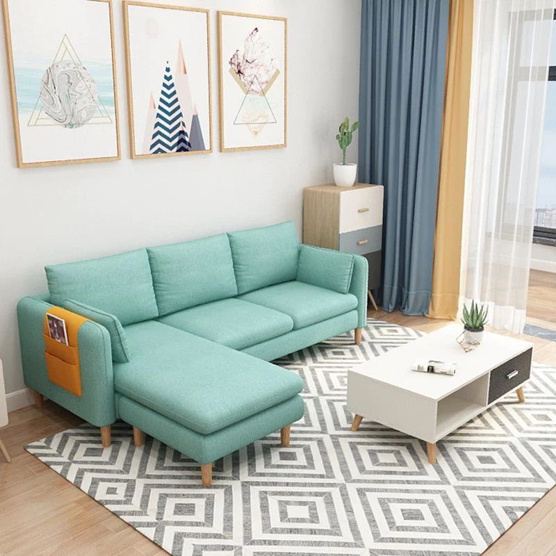 Bộ ghế sofa góc L vải nỉ GT152 Taylor 2m2 x 1m6 nhỏ xinh