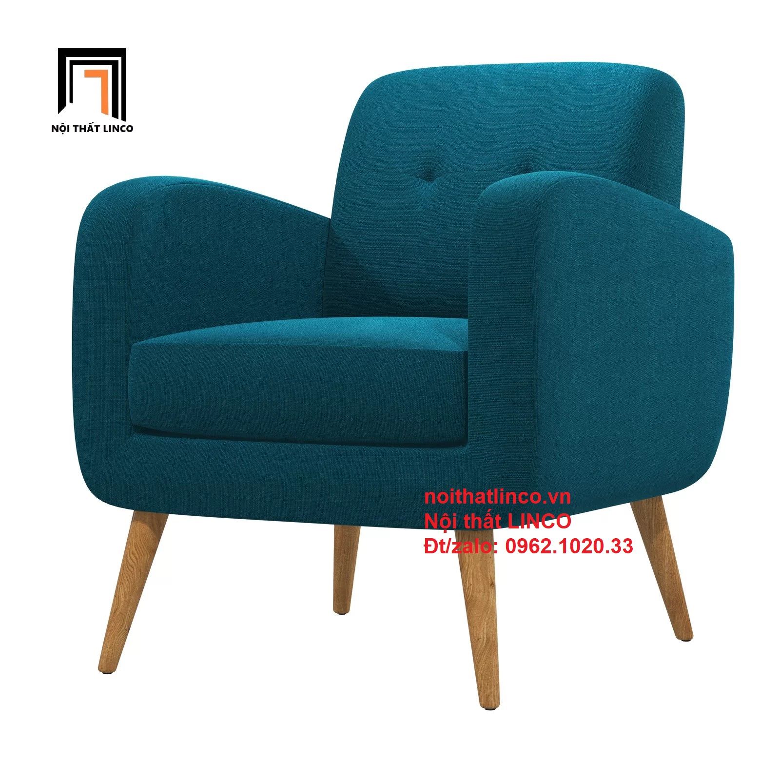 Ghế sofa đơn nhỏ gọn DT12 Valeria phong cách Ý hiện đại