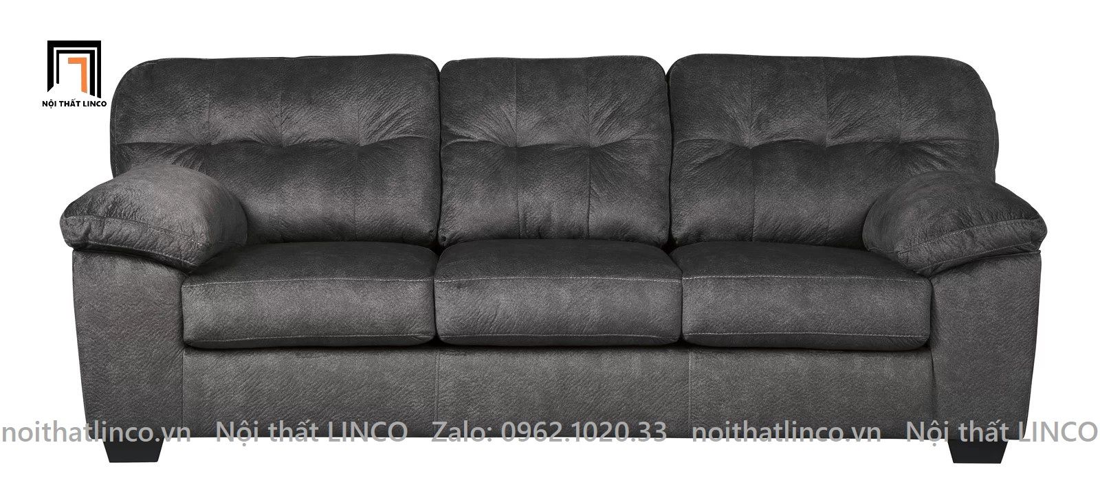Ghế sofa phòng khách gia đình BT31 Barrus dài 2m da giả