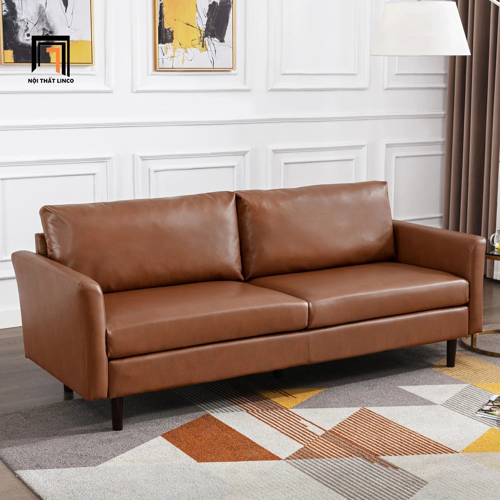 Ghế sofa băng da giả dài 1m9 BT235 Vega cho văn phòng giá rẻ