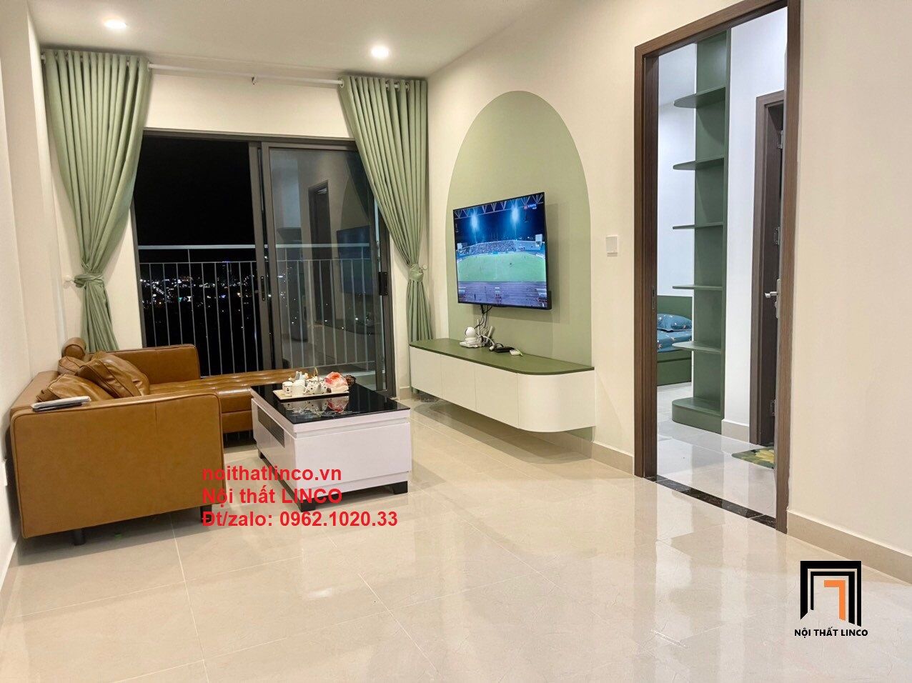 Bộ ghế sofa góc GT6 Matilda 2m2 x 1m6 simili giả da màu da bò