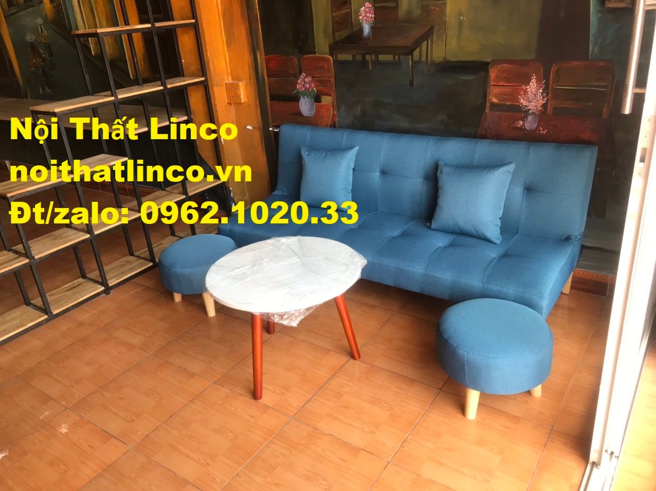 Ghế sofa bed | Salon Giường nằm nhỏ gọn | Nội thất phòng khách giá rẻ | Sofa Linco HCM