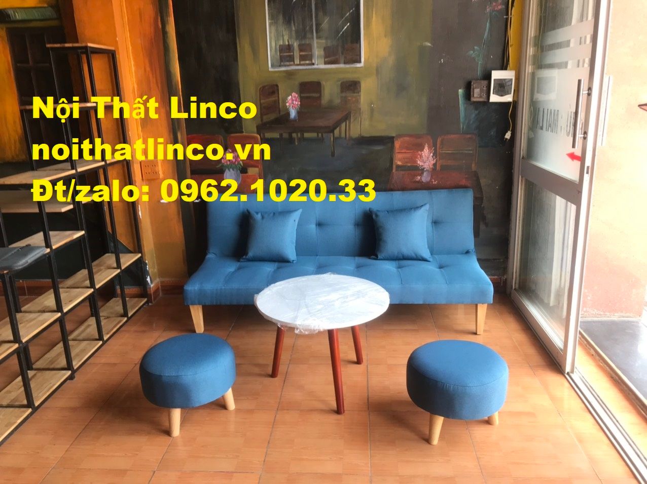 Ghế sofa bed | Salon Giường nằm nhỏ gọn | Nội thất phòng khách giá rẻ | Sofa Linco HCM