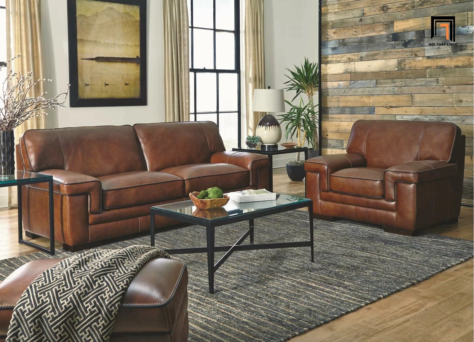 Ghế sofa đơn thư giãn cho gia đình DT47 Keara da giả