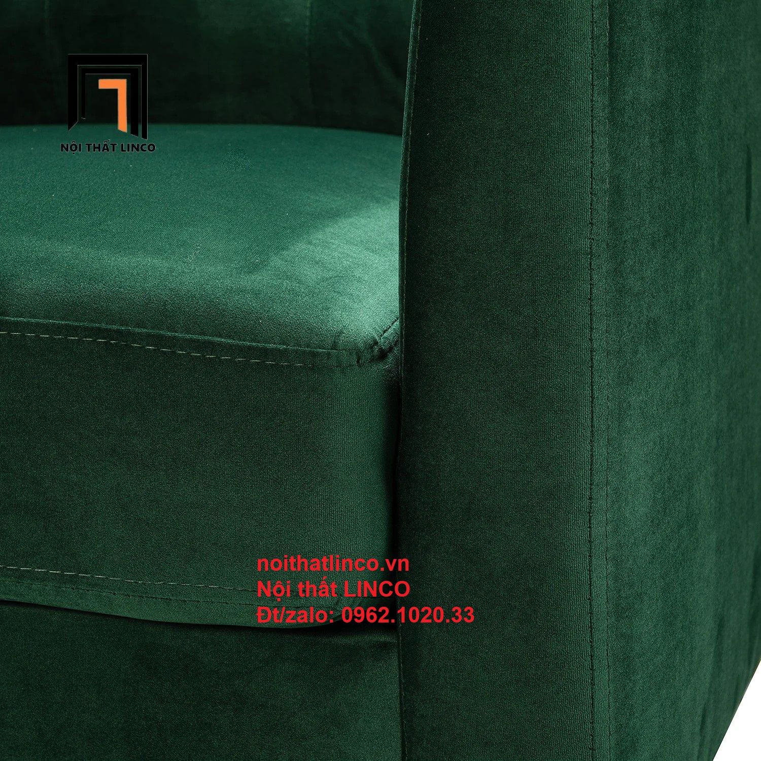 Ghế sofa đơn mini DT3 Roxanne kiểu dáng Pháp