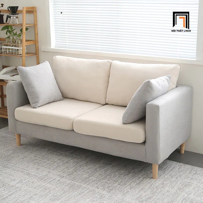 Ghế sofa băng nhỏ 1m4 xinh xắn BT234 Kiddy vải nỉ phối màu
