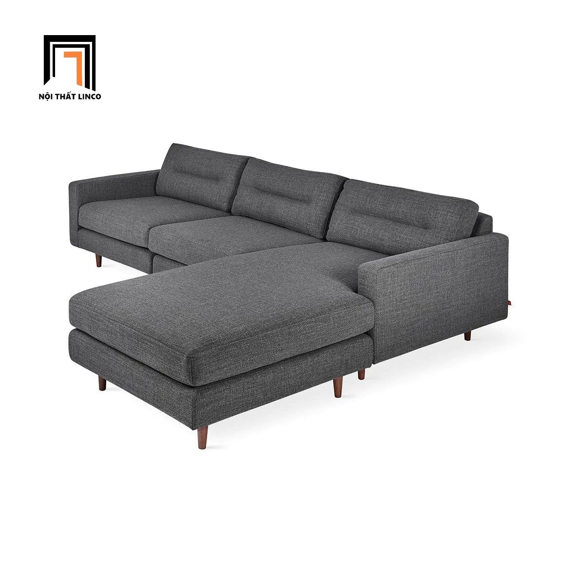 Ghế sofa góc chữ L giá rẻ GT81 Logan 2m2 x 1m7 nhỏ gọn