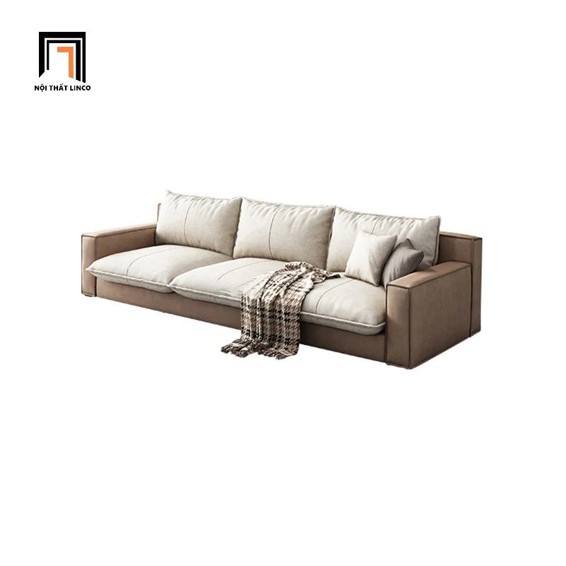 Bộ ghế sofa băng sang trọng BT300 Olive dài 2m2 da công nghiệp