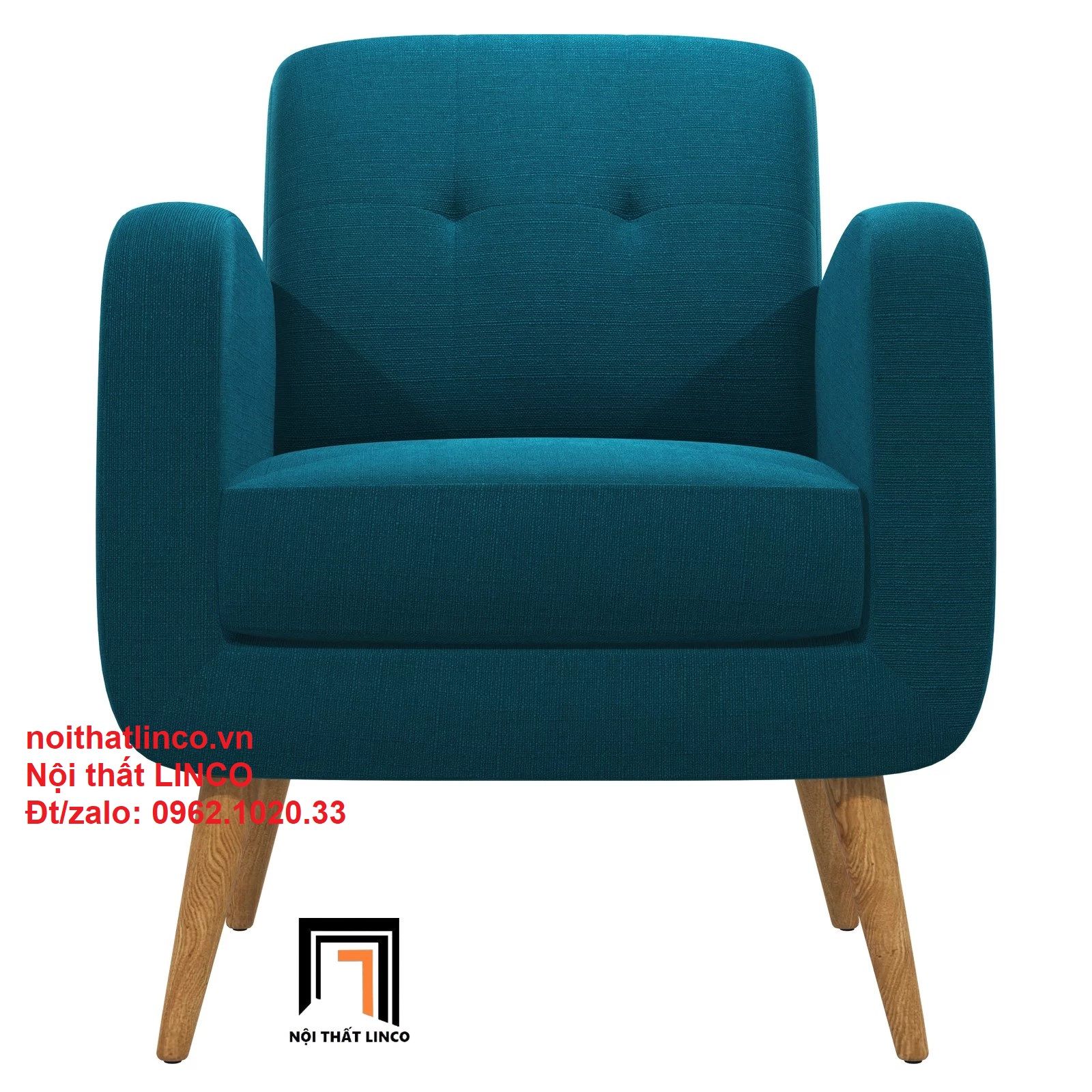 Ghế sofa đơn nhỏ gọn DT12 Valeria phong cách Ý hiện đại