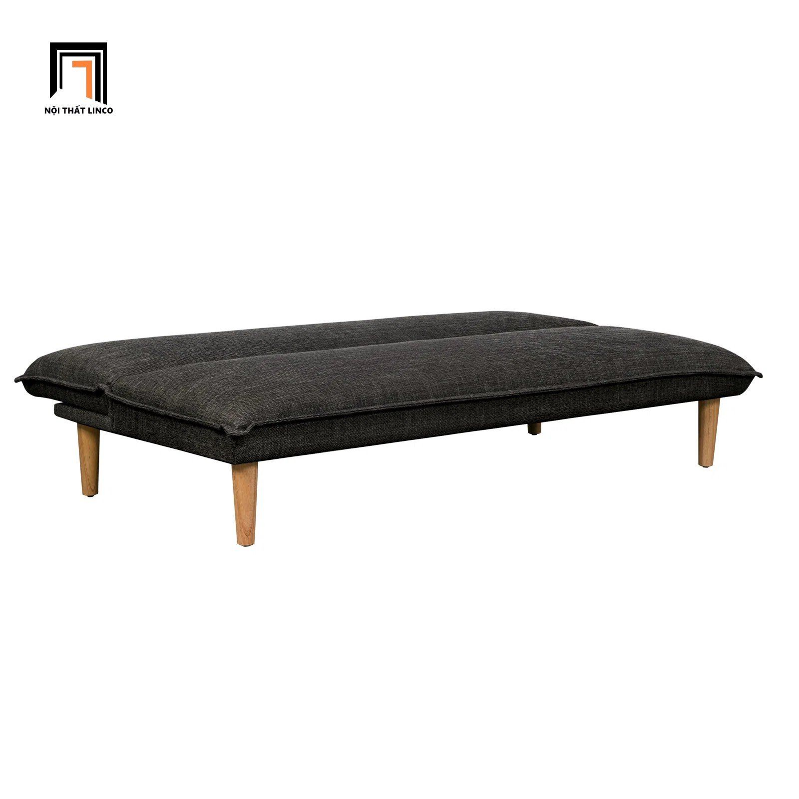 Ghế sofa giường đa năng GB103 Casuze 1m7 nhỏ gọn nâu đậm