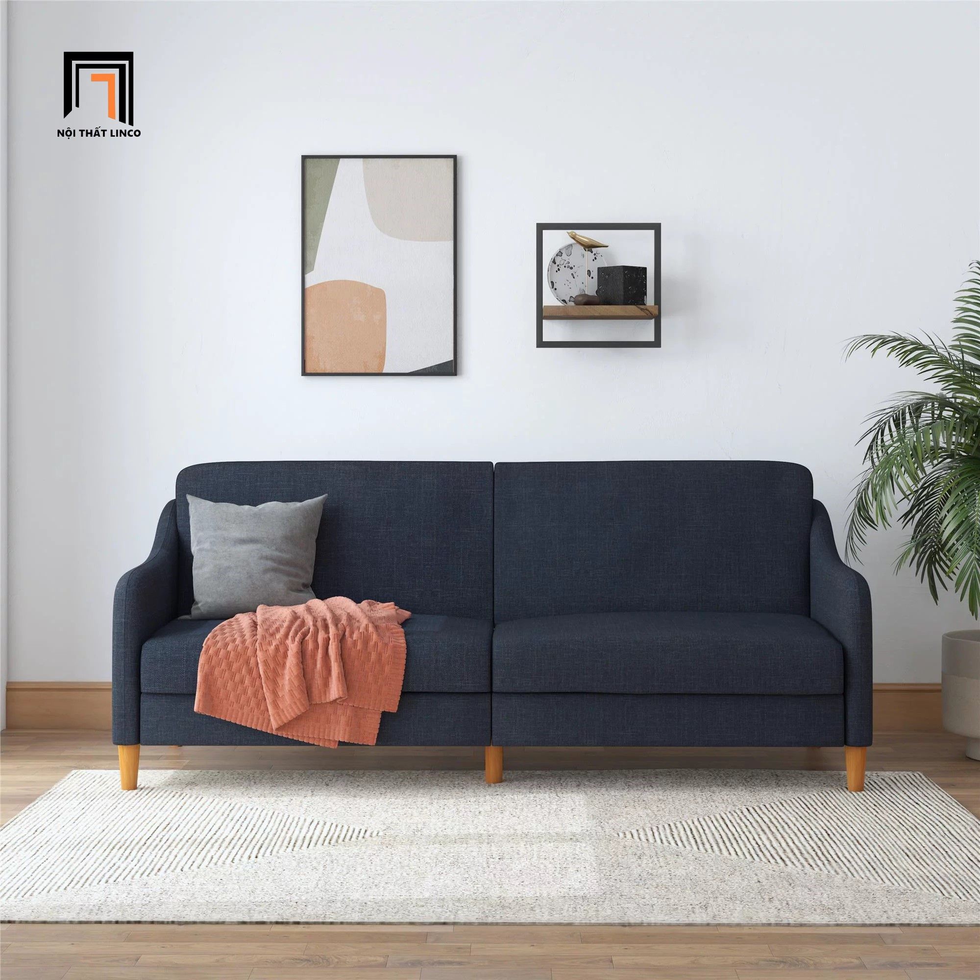 Ghế sofa giường gấp gọn GB17 Jasper 1m9 cho văn phòng