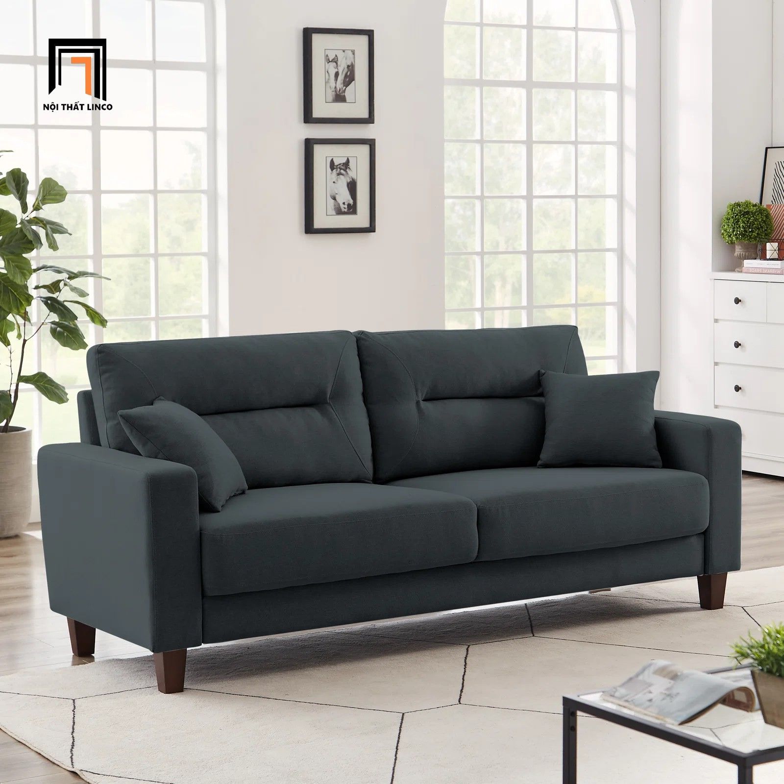 Ghế sofa băng thư giãn BT141 Linti dài 1m9 giá rẻ