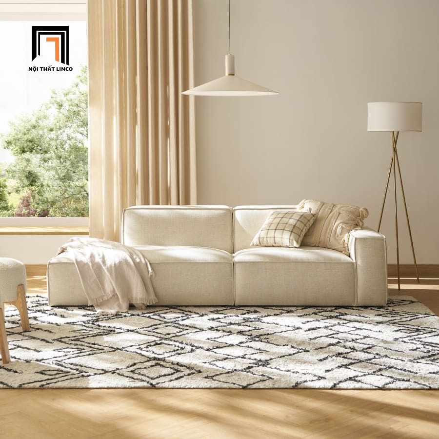Ghế sofa văng giá rẻ dài 2m1 BT244 Cary cho chung cư