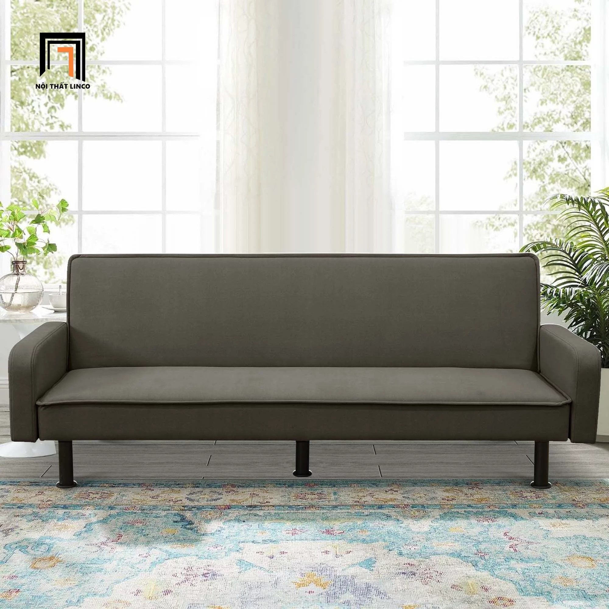 Ghế sofa bed bật giường nằm thông minh GB104 Akufa dài 2m