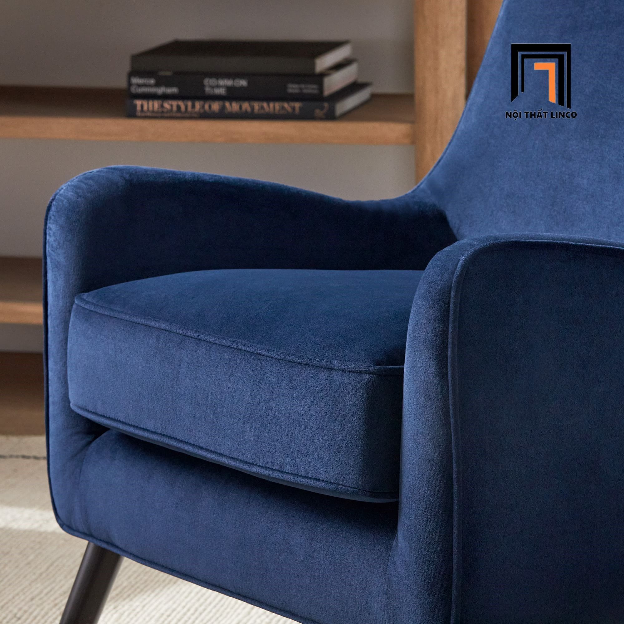 Ghế sofa đơn 1 người ngồi DT17 Nooker màu xanh đen