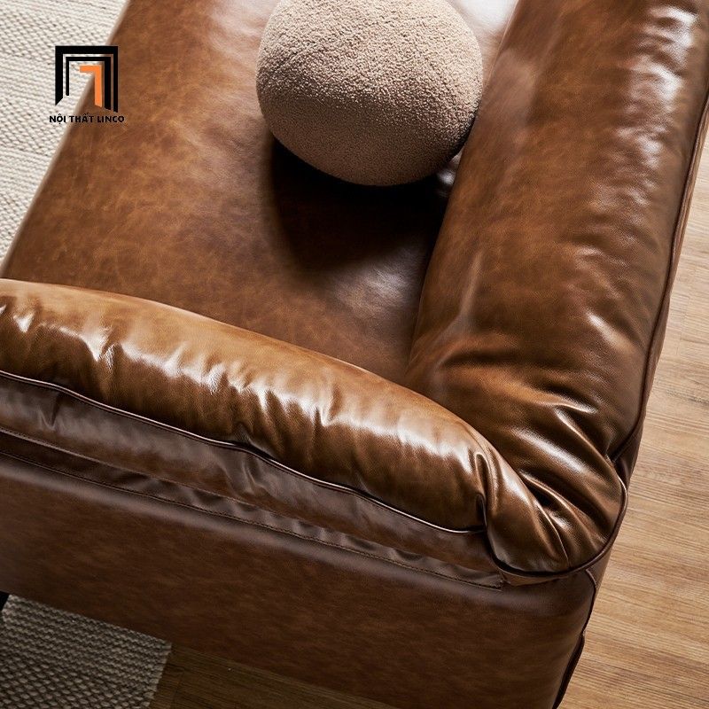 Bộ ghế sofa phòng khách cao cấp KT154 Natuco da giả bóng đẹp