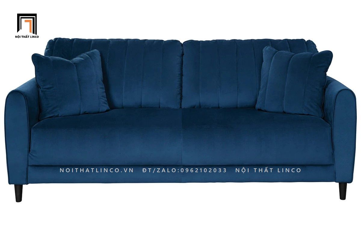 Ghế sofa băng giá rẻ BT111 Achim 1m9 màu xanh dương đậm