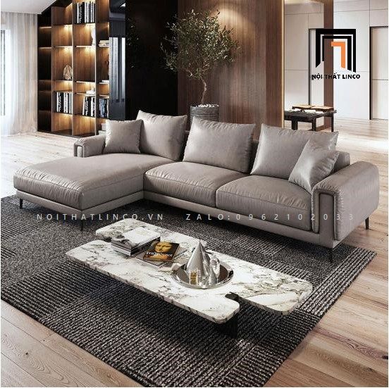 Bộ ghế sofa góc L lớn GT37-Palmer da công nghiệp sang trọng