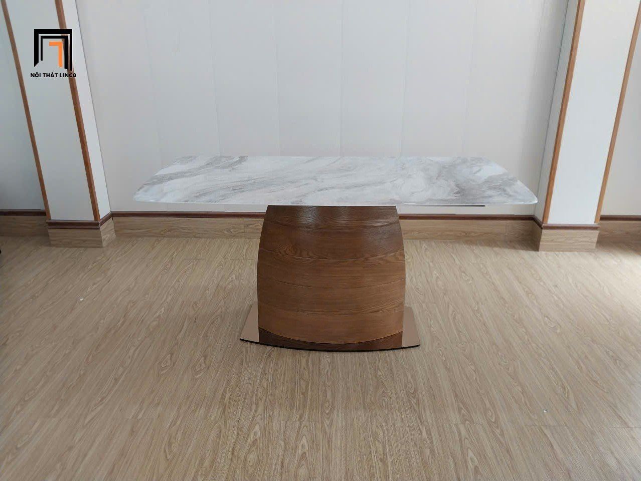 Bộ bàn ăn nhà bếp sang trọng GF26-BAD6-G322-B362 ghế da giả