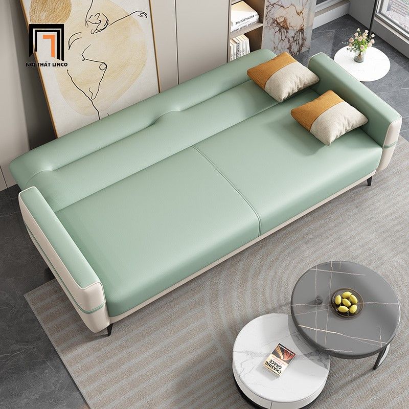 Ghế sofa giường nằm hiện đại 2m GB110 Uniao phối màu da đẹp