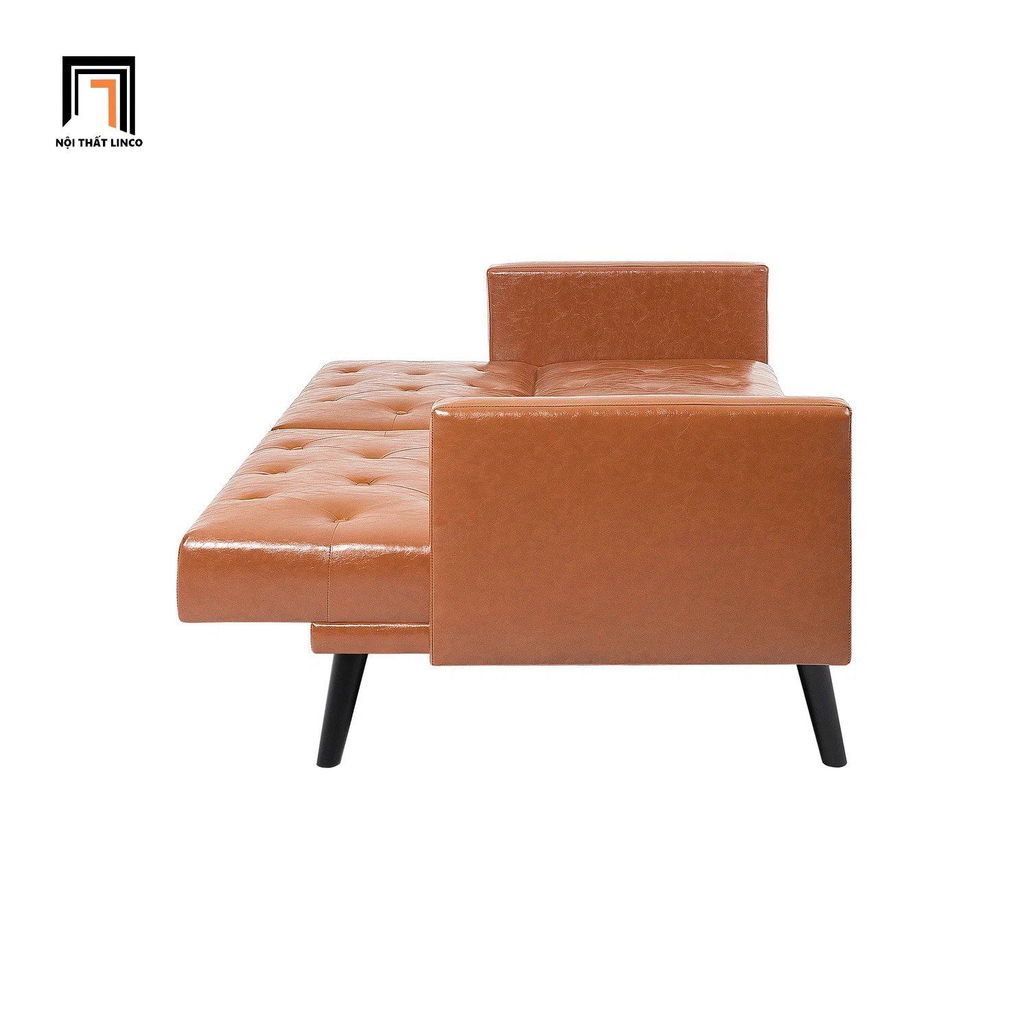Ghế sofa bed bật giường 2 chỗ ngồi GB101 Sprague 2m da giả