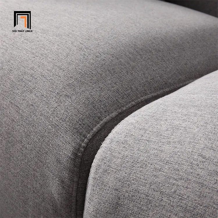 Ghế sofa băng 3 nệm ngồi BT183 CXD 2m màu xám vải nhung