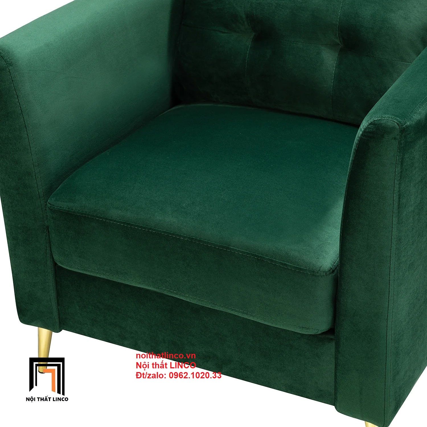 Ghế sofa đơn mini DT3 Roxanne kiểu dáng Pháp