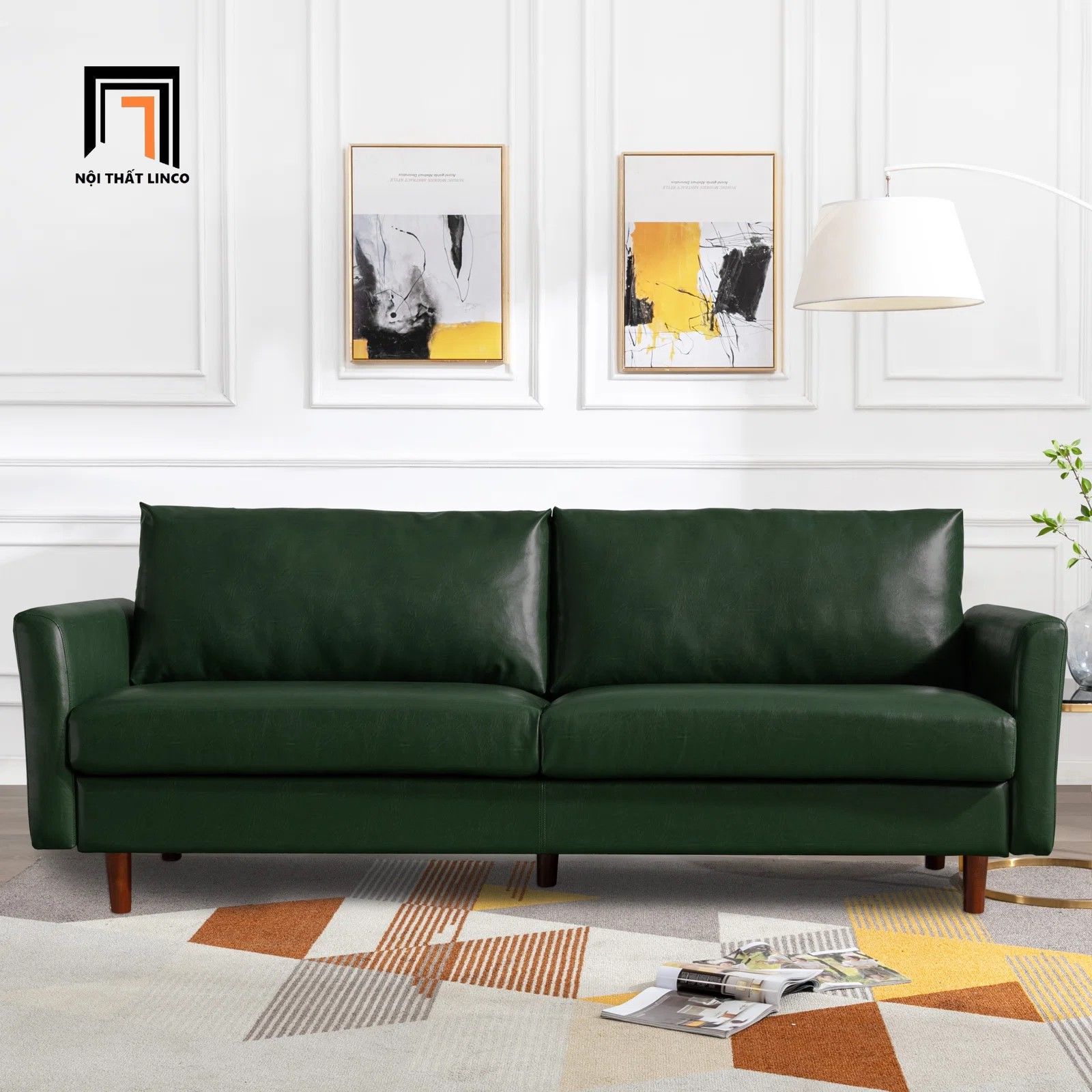 Ghế sofa băng da giả dài 1m9 BT235 Vega cho văn phòng giá rẻ
