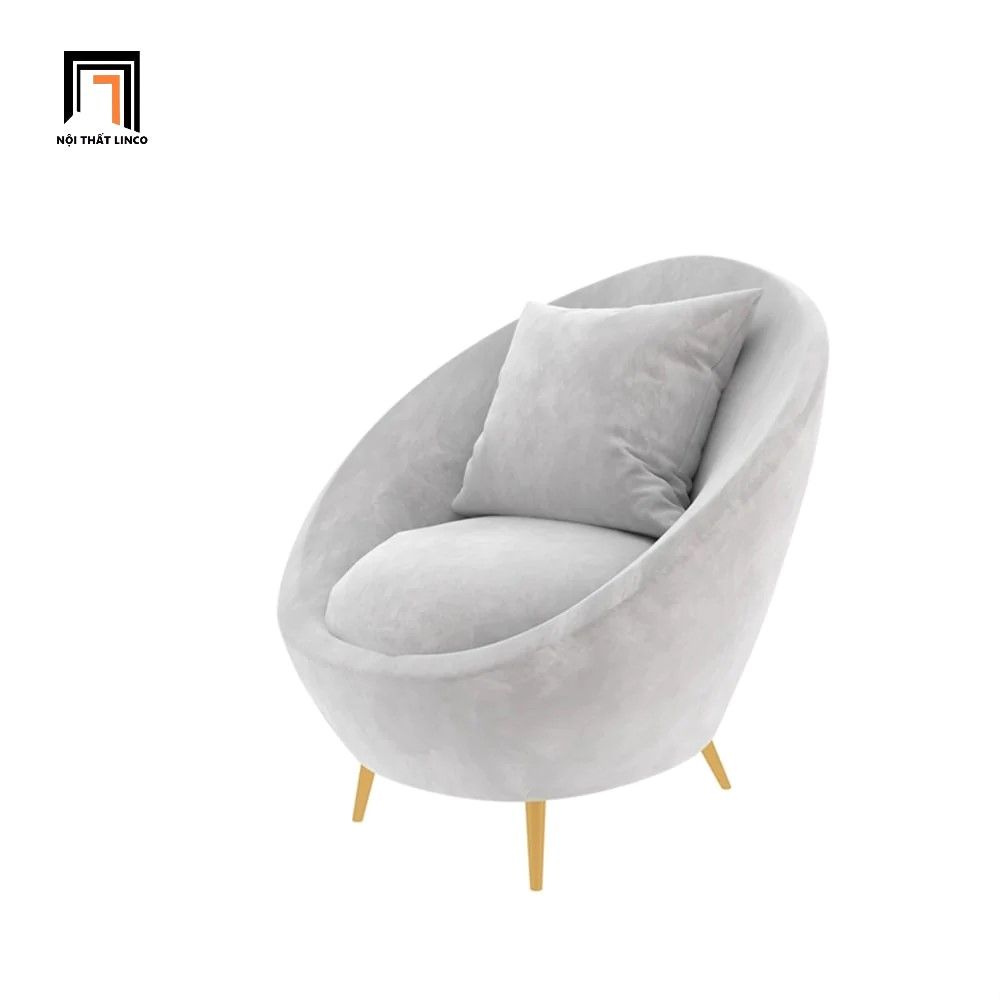 Bộ ghế sofa hạt đầu KT57 Simpson vải nhung nỉ đẹp