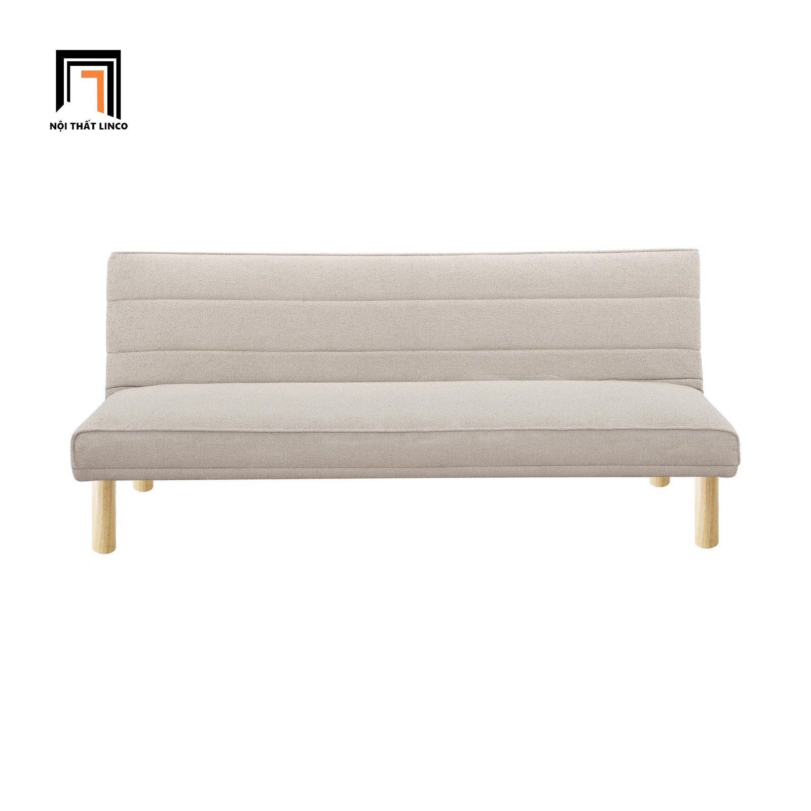 Ghế sofa giường nhỏ gọn 1m7 GB54 Calabas màu trắng kem