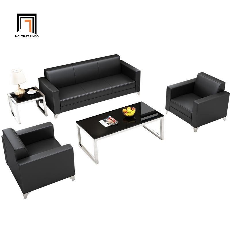 Bộ ghế sofa cho văn phòng làm việc KT118 Pyon da công nghiệp