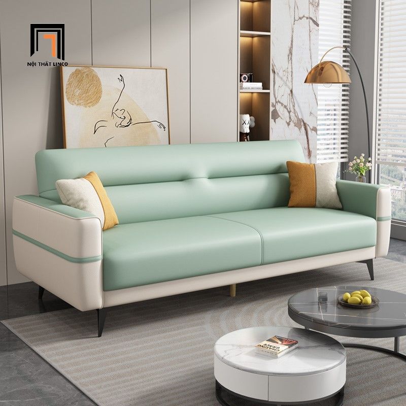 Ghế sofa giường nằm hiện đại 2m GB110 Uniao phối màu da đẹp