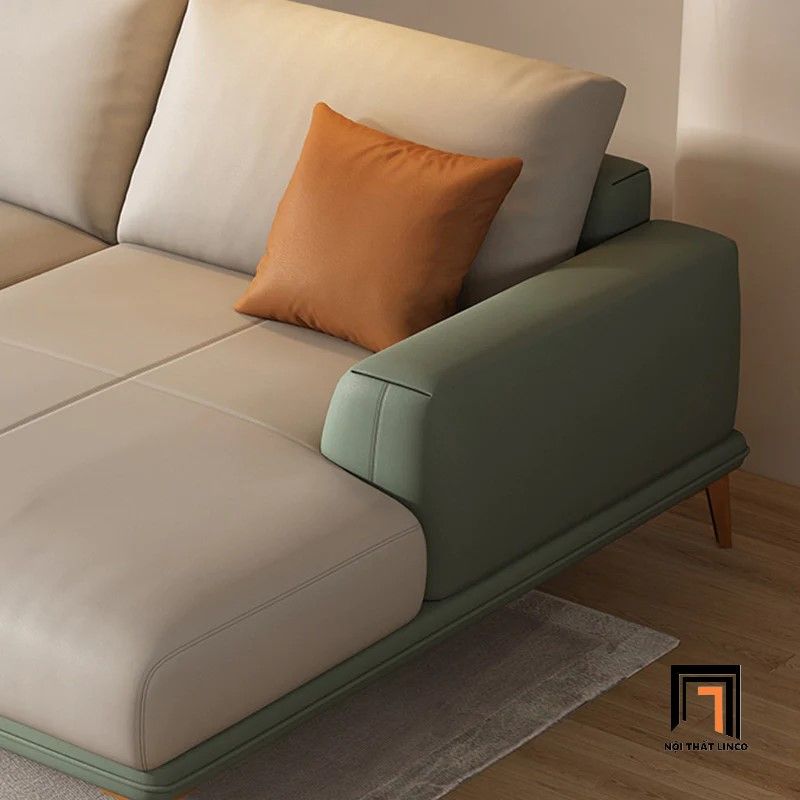Bộ ghế sofa góc L không gian lớn GT174 Atonio 3m x 1m6 sang trọng