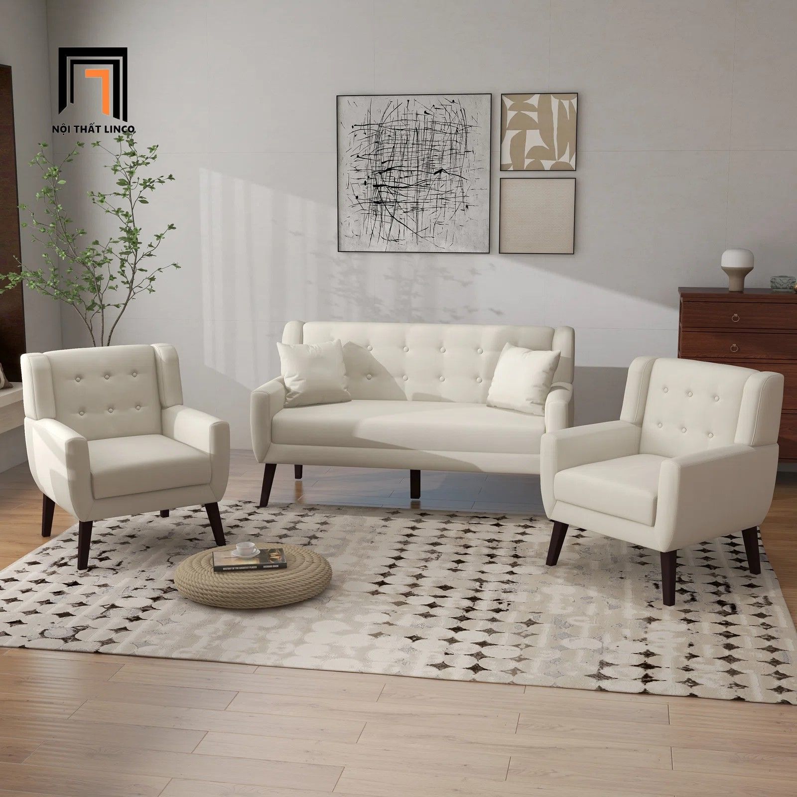 Bộ ghế sofa nhỏ gọn cho văn phòng KT96 Uixe giá rẻ