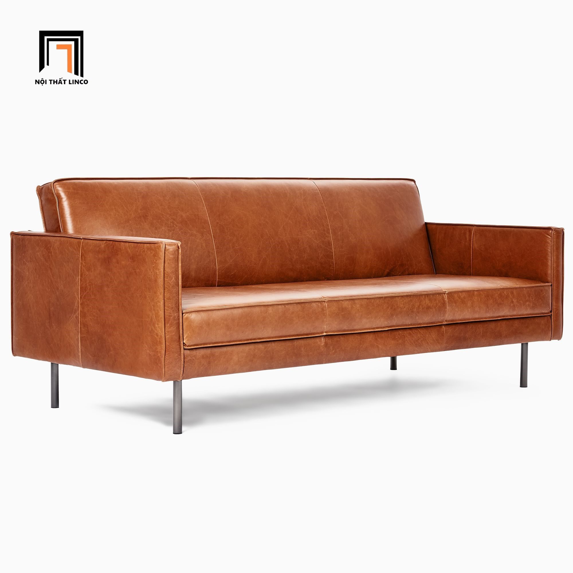 Ghế sofa giường thông minh GB14 Axel dài 2m da công nghiệp