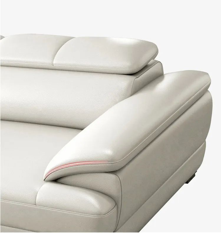 Bộ ghế sofa góc chữ L GT57 Zeglo tựa đầu gật gù